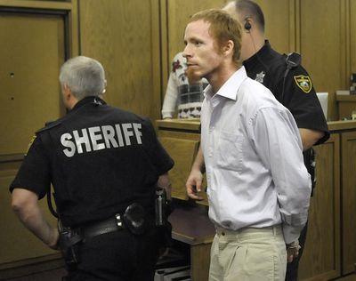 Sheriff’s deputies lead Jonathan Lytle away from Superior Court after the verdict Friday. (Christopher Anderson / The Spokesman-Review)