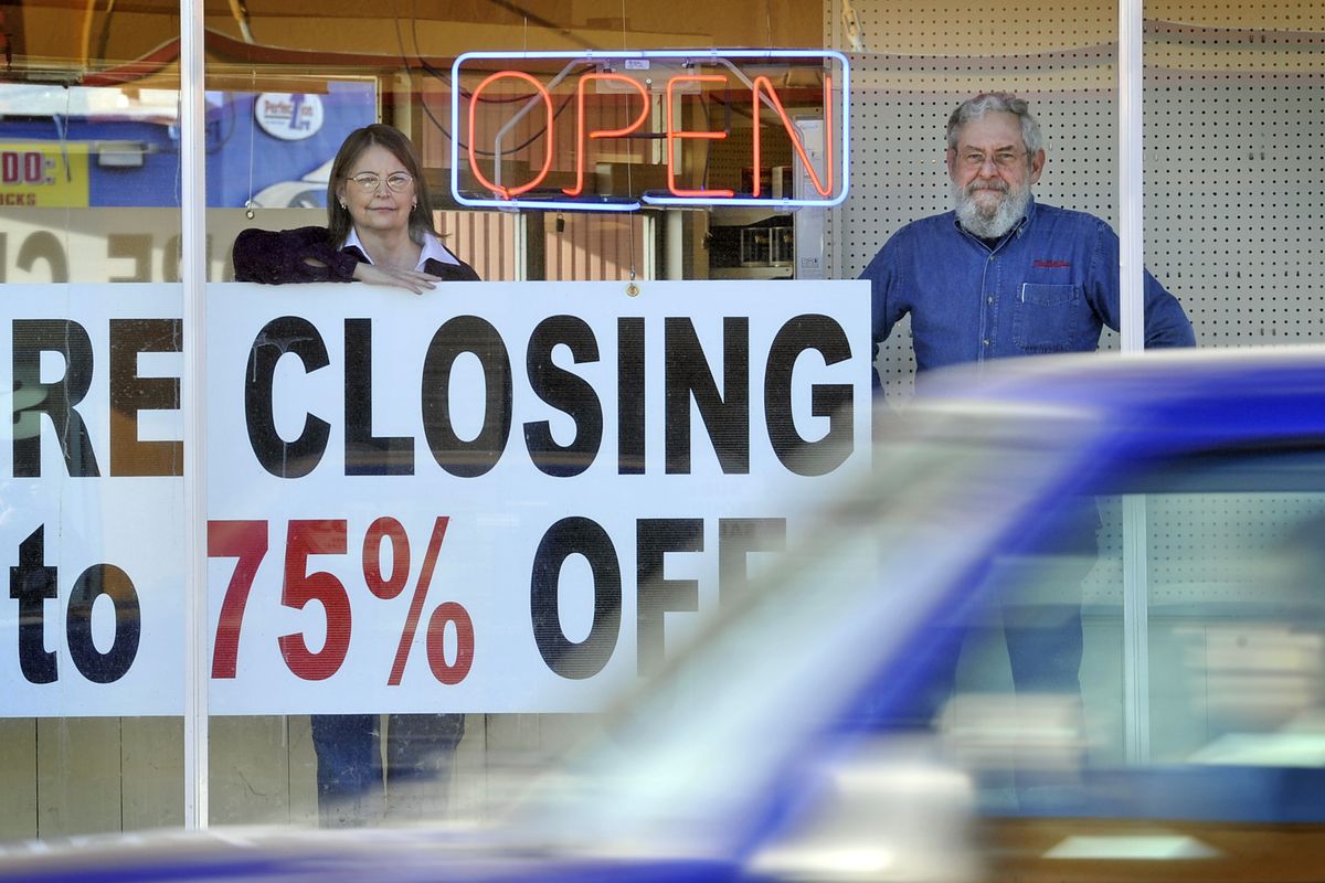 After 35 years in business, Daun and Mike Czechowski are closing their Stewart’s True Value Hardware at the corner of Monroe Street and Northwest Boulevard. The building has been a hardware store since 1912. (Dan Pelle)