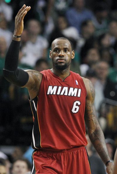 LeBron James is coming off a 45-point effort in a victory on Thursday. (Associated Press)