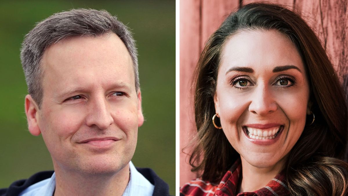 Democrat Dave Upthegrove, left, faces Republican Jaime Herrera Beutler in the race for commissioner of public lands on Washington’s Nov. 5, 2024, ballot. 