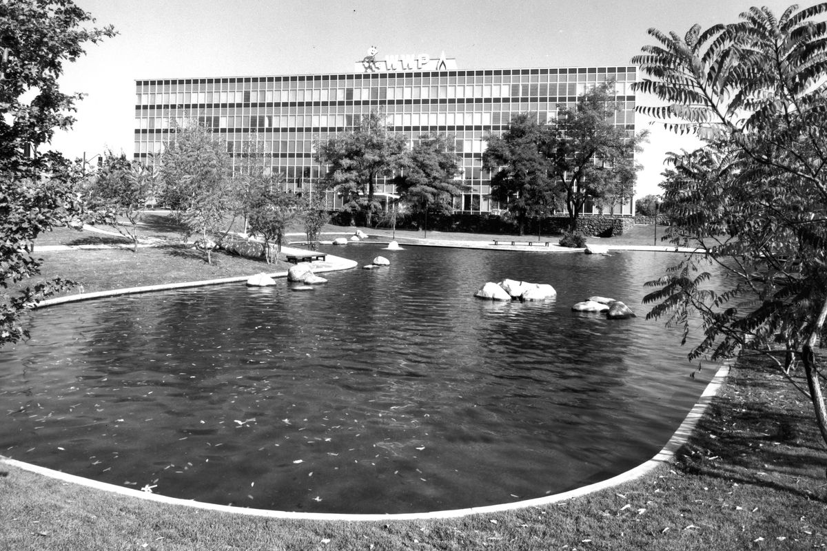 Circa 1959 - The Washington Water Power Headquarters on East Mission Ave., completed in 1959, in East Spokane was designed by Kenneth Brooks and Bruce Walker, two of the elite designers of their era. Key to the design is a “curtain wall” of windows and colored panels. The building won an national award from the American Institute of Architects. Lawrence Halprin did the landscape of water features, green space and walkways. (Photo courtesy of Dan Murphy / SR)