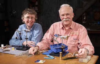 
Carolyn Sells of Spokane, left, and Leroy Hyatt of Lewiston are hosting 13 editions of 