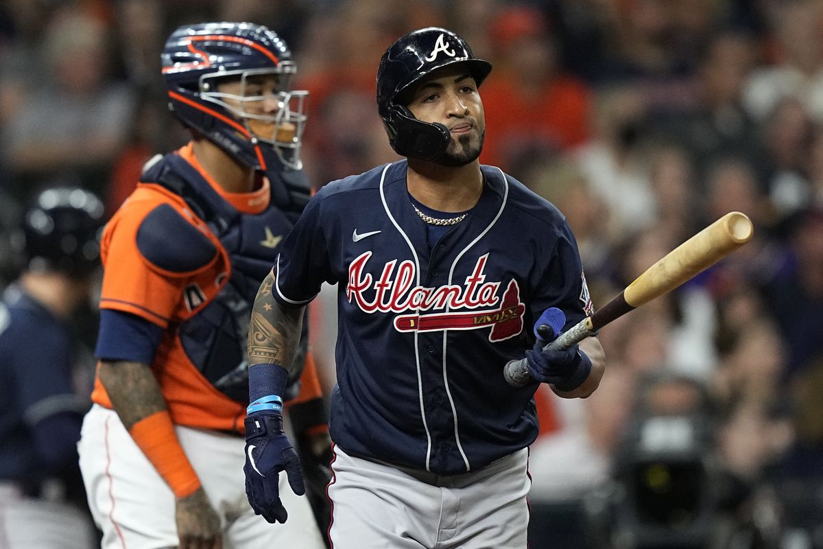 Rosario shifts to Braves' leadoff spot in Game 2