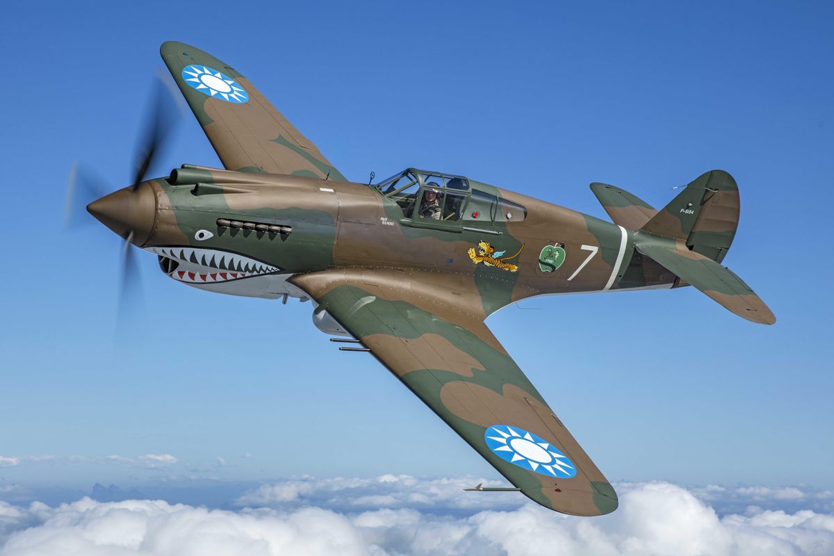 This P40-C from the Flying Heritage Collection in Everett, Wash., is like the American fighters based near Pearl Harbor on Dec. 7, 1941 (©2016 John M. Dibbs)