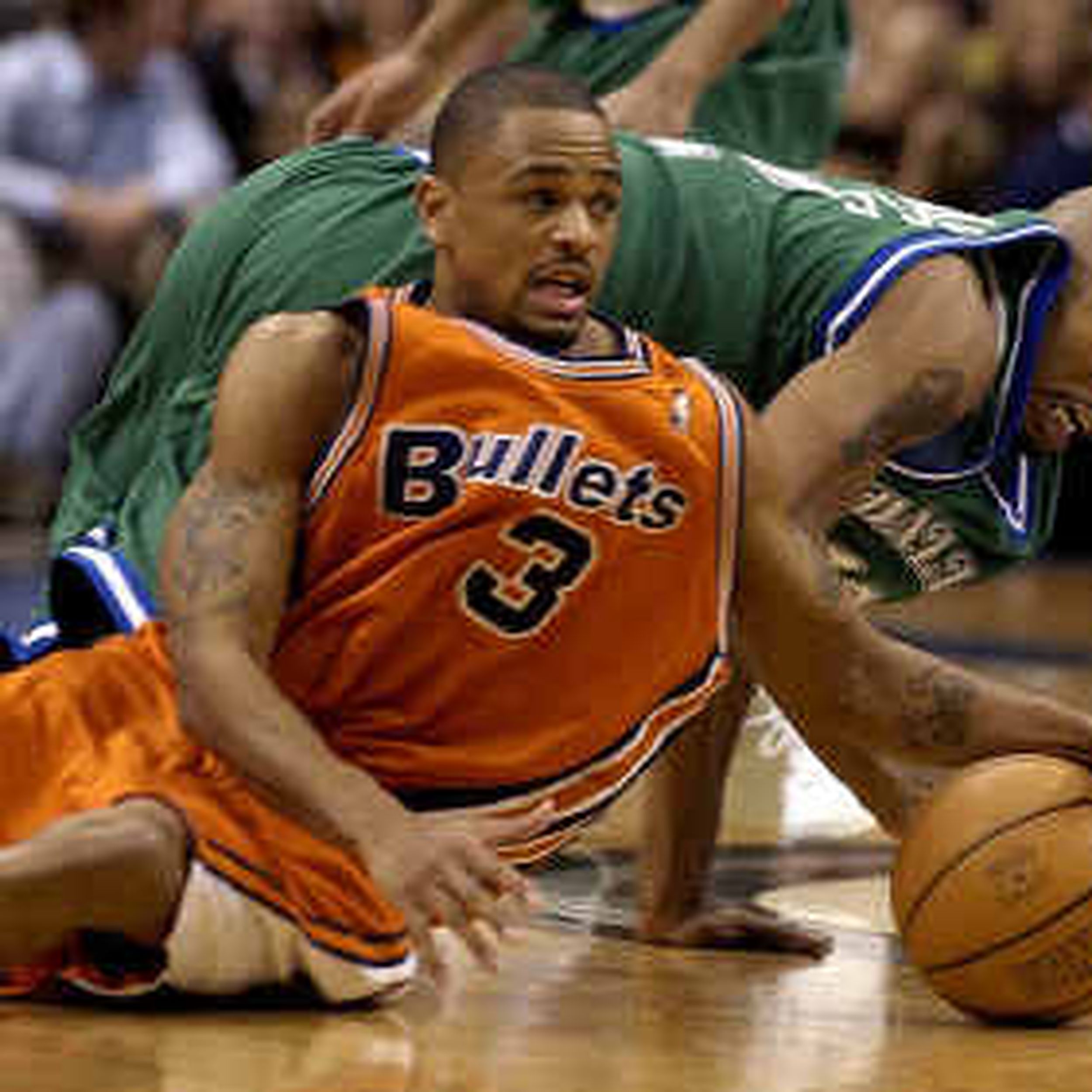 orange washington bullets jersey