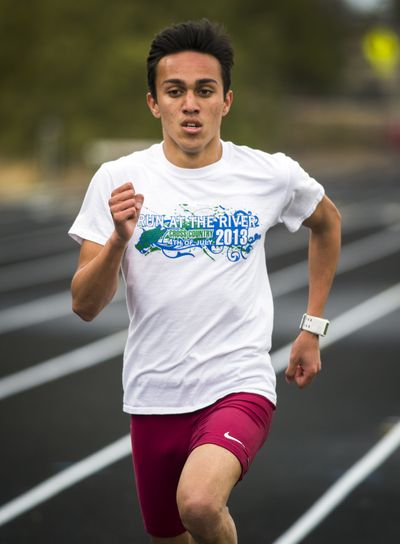 Medical Lake senior Domenic Rehm holds school records in all three distance races. (Colin Mulvany)