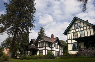 
The Comstock and Shadle families owned four houses on the 1100 block of West Ninth Avenue on the lower South Hill. 
 (The Spokesman-Review)