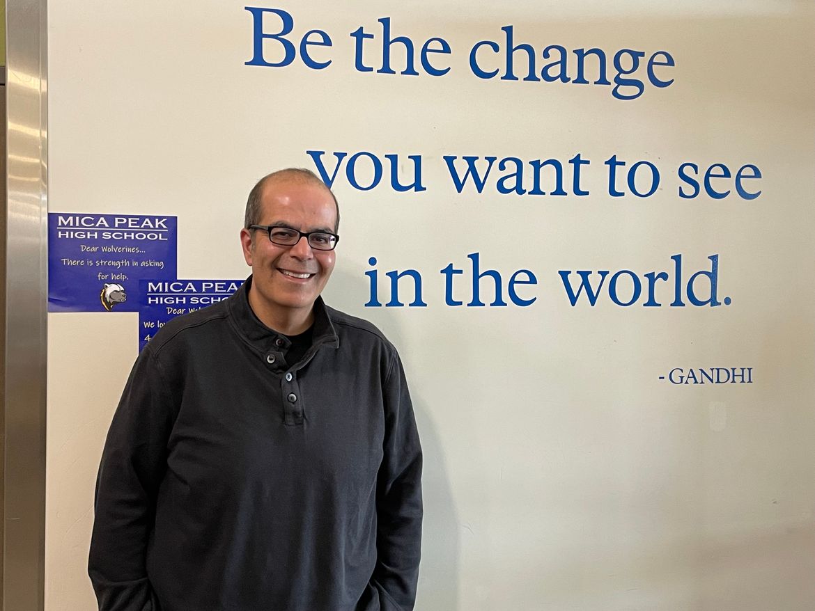 Going on his permanent record Mica Peak principal getting a tattoo to celebrate students