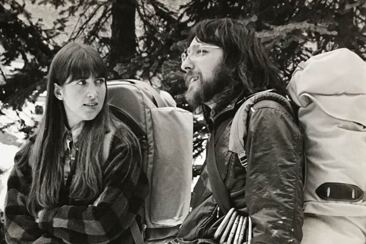 JanSport co-founders Murray McCory and Jan Peterson circa 1968. They married the next year, after meeting as students at the University of Washington in Seattle.  (Family Photo)