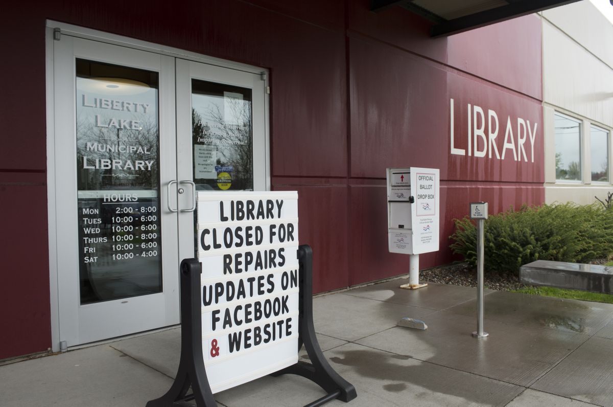 Structural problem temporarily closes Liberty Lake Library The