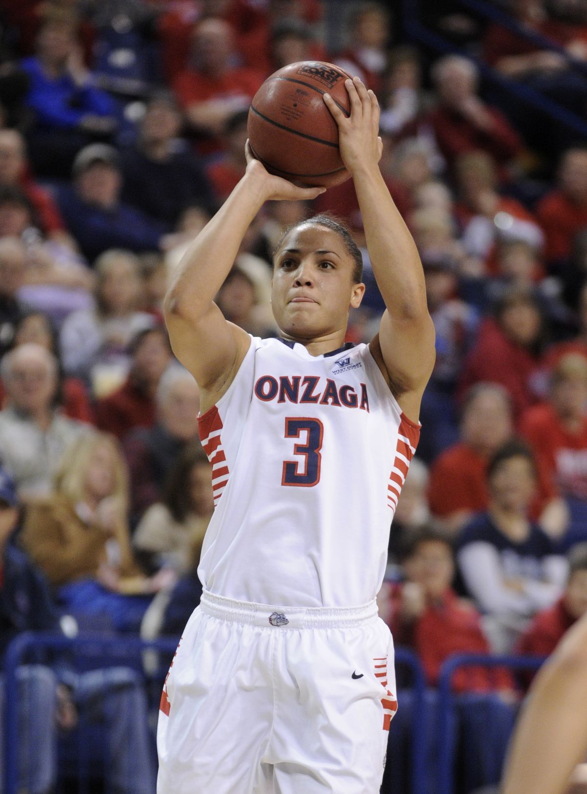 Teammates on Gonzaga’s NCAA-qualifying team are comforted knowing Haiden Palmer has their back. (Colin Mulvany)