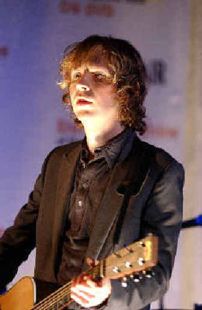 
Beck performs during the DVD launch party for 