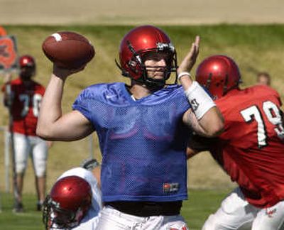 
Matt Nichols started the final 10 games for Eastern Washington last season, throwing for 1,749 yards and eight touchdowns. 
 (Dan Pelle / The Spokesman-Review)