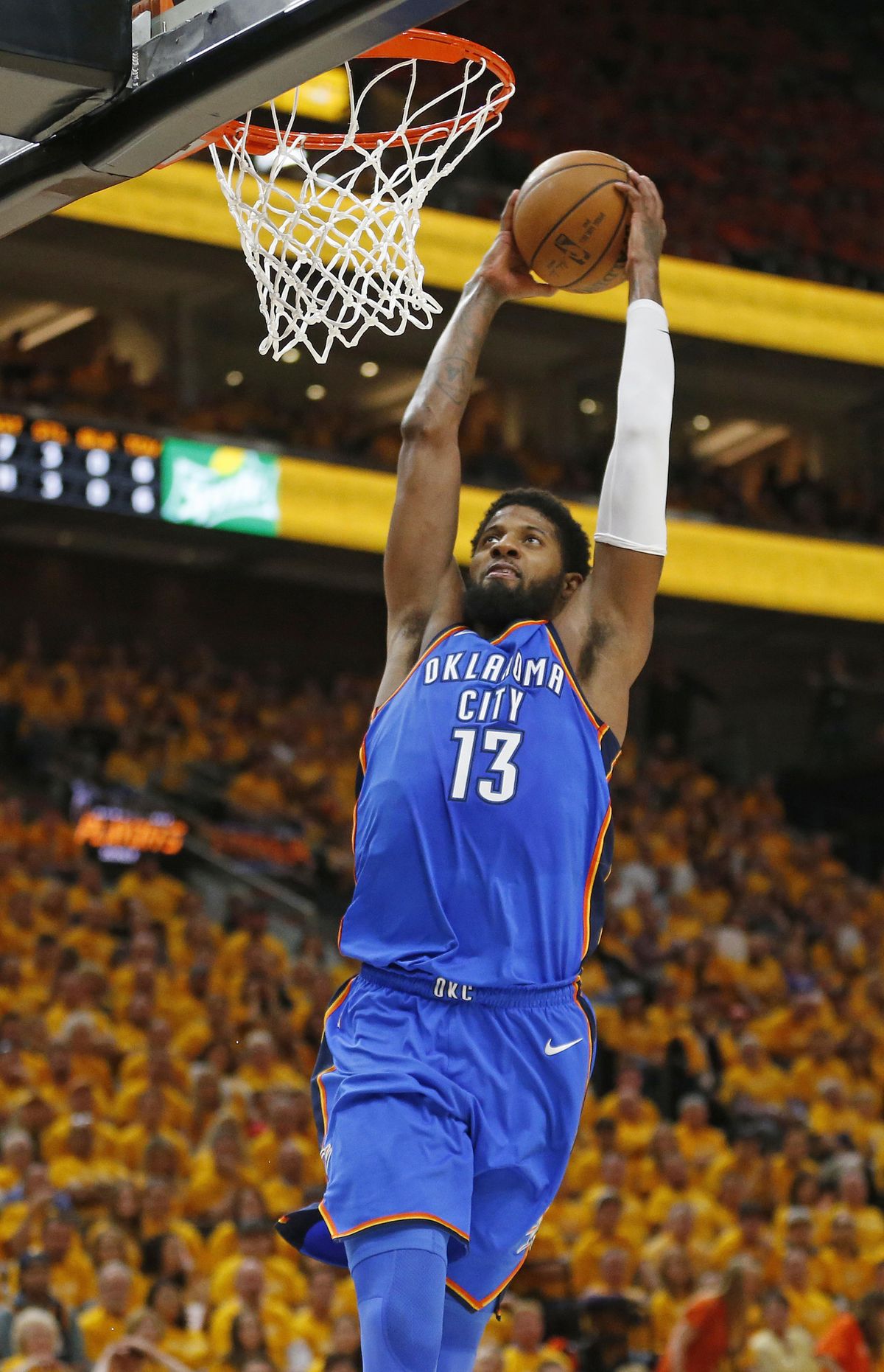 Thunder dunking game at its peak against Jazz