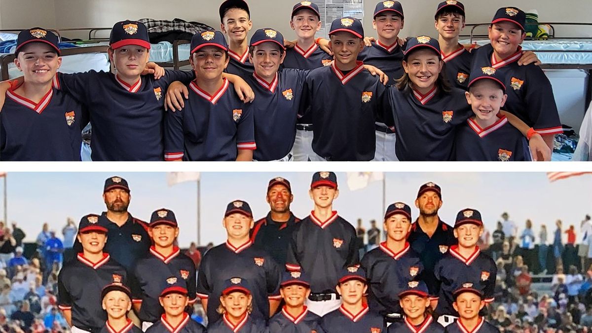 Two Spokane 12U baseball teams, the Spokane Clash, top, and the 509 Outlaws, played at the 2022 Cooperstown Dreams Park Tournament.  (Courtesy photos)