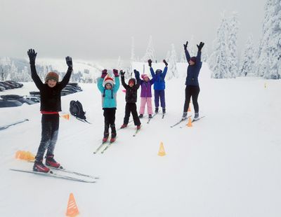 The youth cross-country skiing programs sponsored by Spokane Nordic have been a hit at Mount Spokane. (Photo by Todd Dunfield / Photo by Todd Dunfield)
