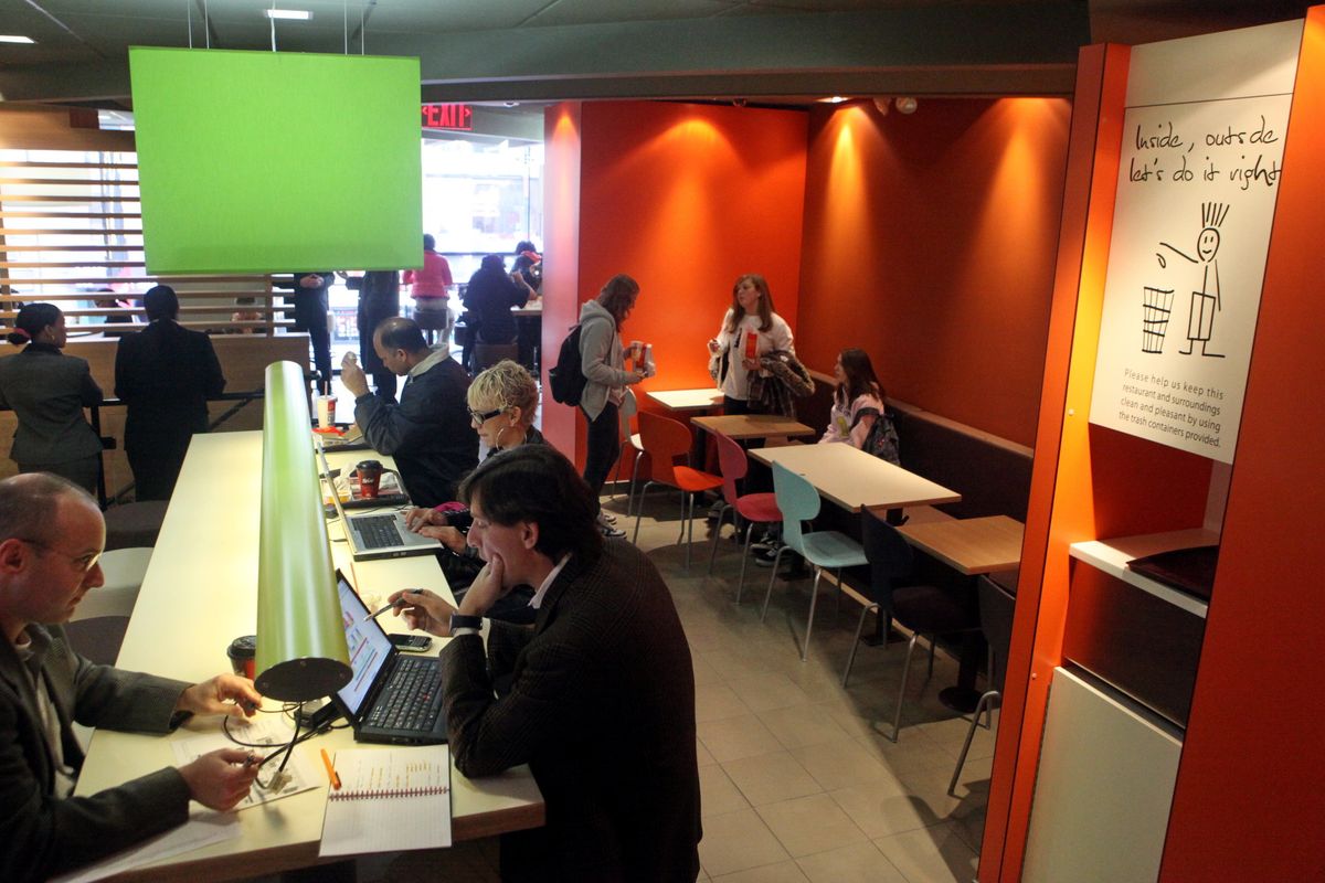 The upscale  restaurant is a first in the nation for McDonald’s. Although the look is different, the menu is the same.