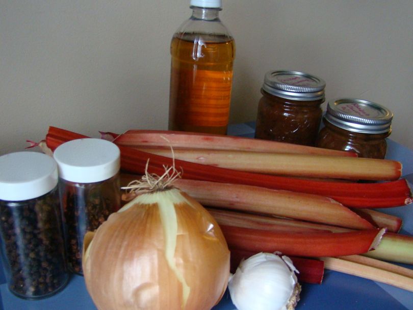 Rhubarb Chutney is easy to can and well worth the effort. (Maggie Bullock)