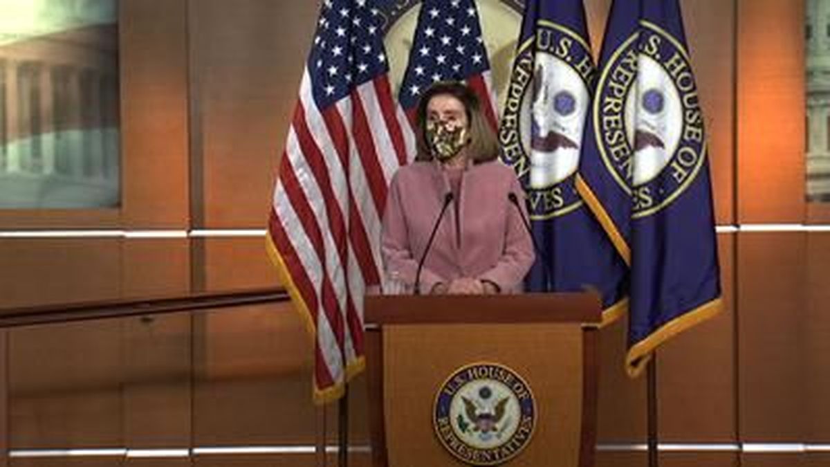 Speaker of the House Nancy Pelosi dismissed critics who say that moving forward with the impeachment trial of Former President Donald Trump will undercut the Biden administration
