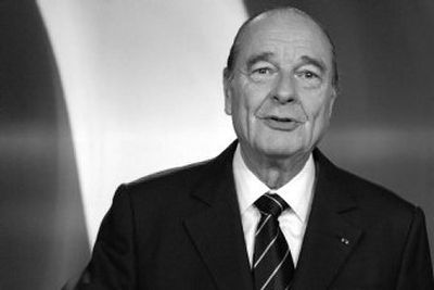 
French President Jacques Chirac poses after recording a television address from the presidential Elysee Palace in Paris on Sunday. Chirac announced Sunday that he will not seek a third term. 
 (Associated Press / The Spokesman-Review)