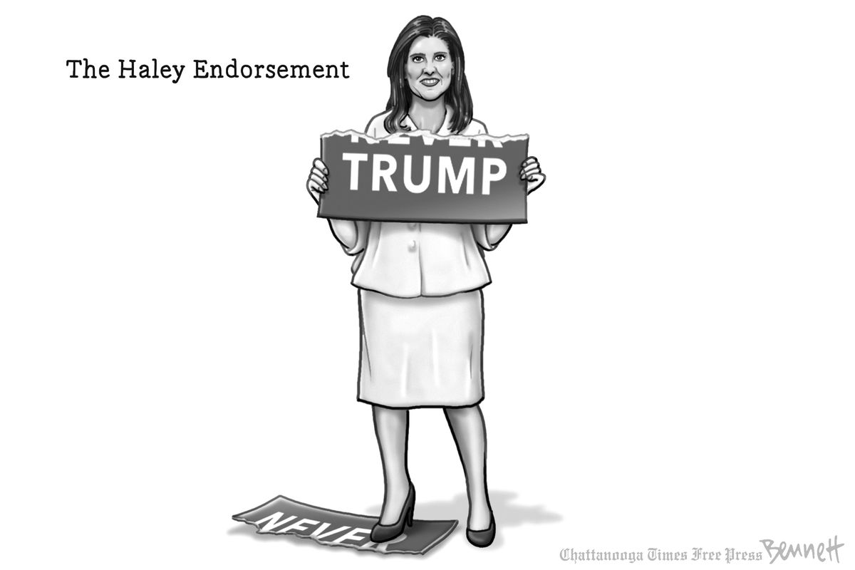 Clay Bennett cartoon  (Clay Bennett)