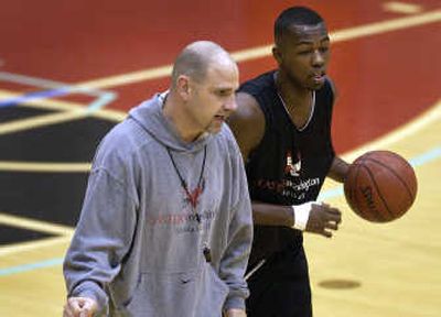 
New CCS coach Mike Burns guided  Rodney Stuckey at Eastern. 
 (File / The Spokesman-Review)