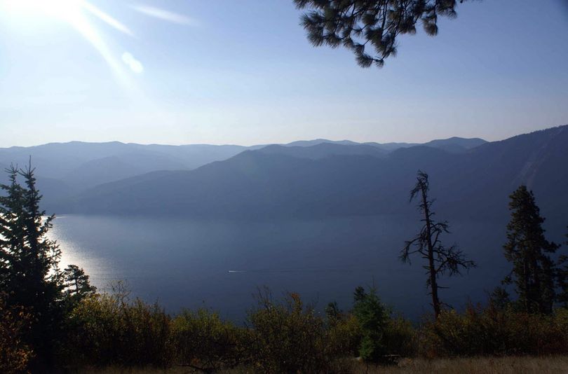 The view from Cape Horn, looking toward Bernard Peak.  (Mike Kincaid)