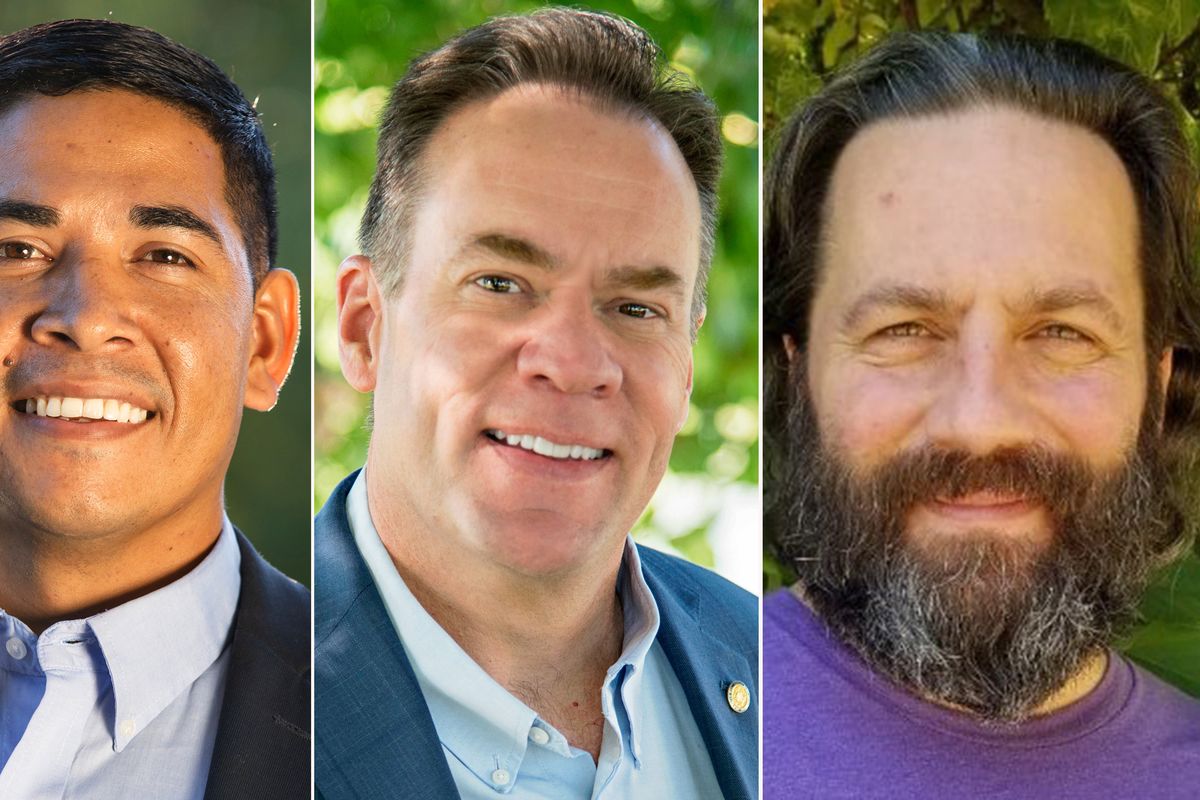 Democrat Rudy Soto, incumbent Republican U.S. Rep. Russ Fulcher and Libertarian Joe Evans are running for the Congress in Idaho