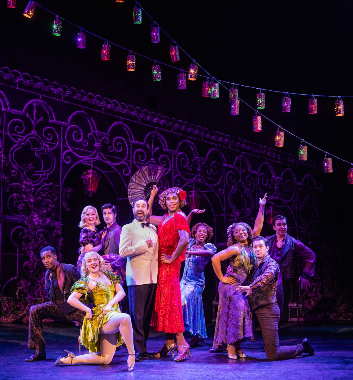 Edward Juvier (Osgood), Tavis Kordell (Daphne) and the First National Touring Company of "Some Like It Hot," coming to the First Interstate Center for the Arts.   (Courtesy of Matthew Murphy)