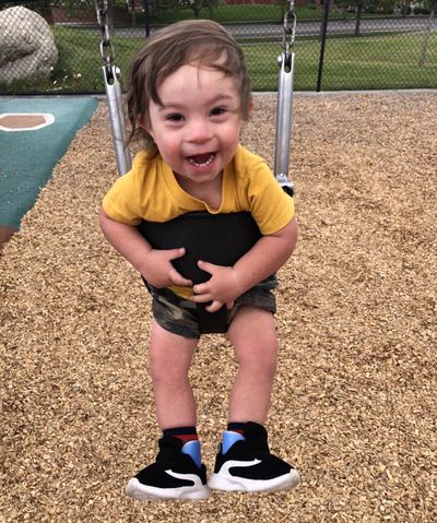 Cruz Solorzano, 2, of Spokane was selected for National Down Syndrome Society’s Times Square 2020 video.  (Courtesy)