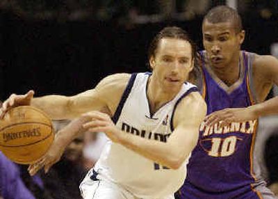 
Steve Nash has agreed to a five-year deal with the team that drafted him – the Phoenix Suns.
 (Associated Press / The Spokesman-Review)