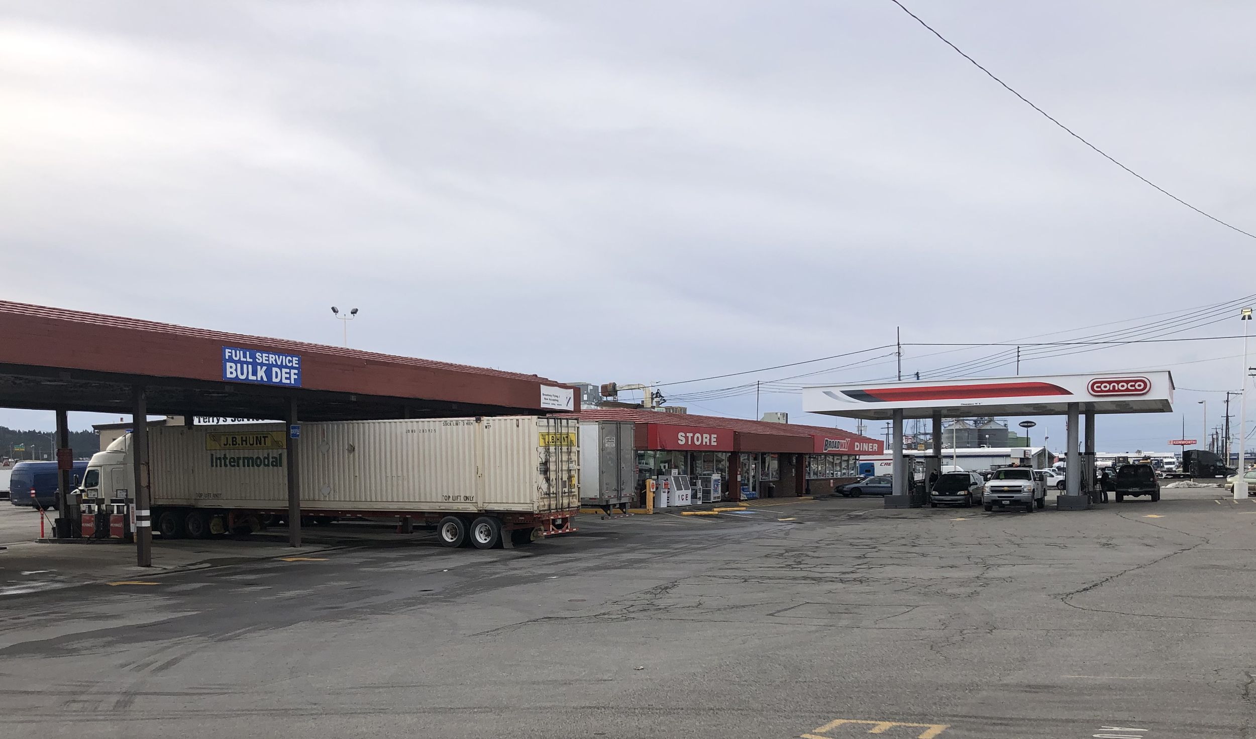 Then and Now Broadway Truck Service Jan. 11, 2021 The SpokesmanReview