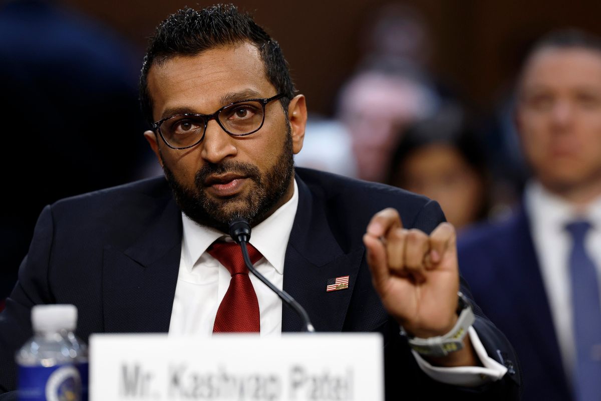Kash Patel testifies Jan. 30 during his confirmation hearing to be director of the Federal Bureau of Investigation before the Senate Judiciary Committee in Washington, D.C.  (Anna Moneymaker)