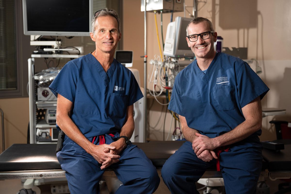 Two Spokane orthopedic surgeons, Dr. Jonathan Keeve and Dr. Kirk Reichard, will join a U.S. medical team in Cuba on Nov. 6 to perform 65 joint-replacement operations for arthritis patients. (Colin Mulvany / The Spokesman-Review)