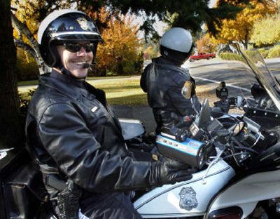 Sgt. Rick Dobrow, shown in 2004, was injured in a crash Tuesday.
(File / The Spokesman-Review)