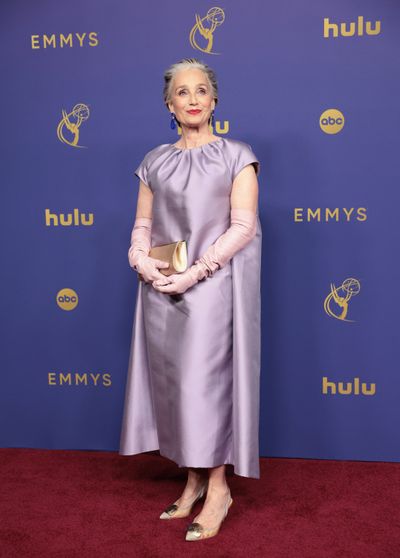 Dame Kristin Scott Thomas arrives at the 76th Primetime Emmy Awards at the Peacock Theater on Sept. 15, 2024, in Los Angeles. (Myung J. Chun/Los Angeles Times/TNS)  (Myung J. Chun/Los Angeles Times/TNS)