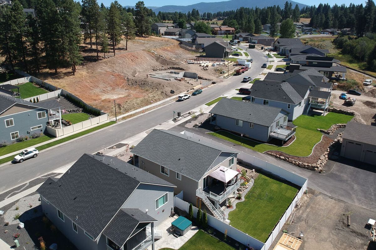 The county’s median closed home price last month soared to $356,500, a 27.3% increase over $280,091 in April 2020, according to the Spokane Association of Realtors.  (Jesse Tinsley/The Spokesman-Review)