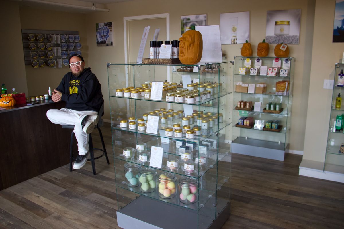 Bodhi High, a Washington cannabis producer, opened Bodhi Elements CBD Wellness in 2020 in Sandpoint. The shop offers a variety of CBD-based products.  (Courtesy of Bodhi High / TerpTalkTV for Bodhi High)