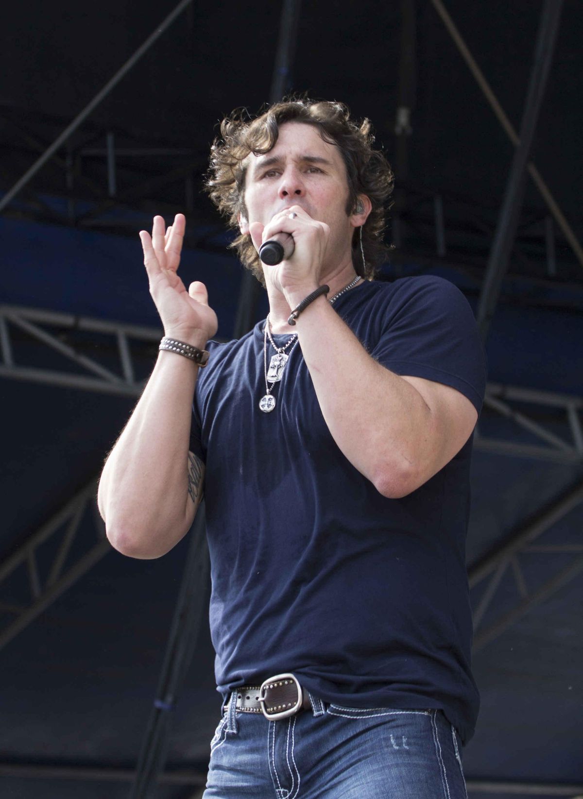 Joe Nichols performs during the 2015 Shaky Boots Music Festival at the Kennesaw State Sports and Entertainment Park on Saturday, May 16, 2015, in Atlanta. (Photo by Katie Darby/Invision/AP)