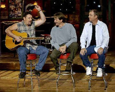 Jeff Foxworthy, center, Larry the Cable Guy, left, and Bill Engvall are three of the stars of