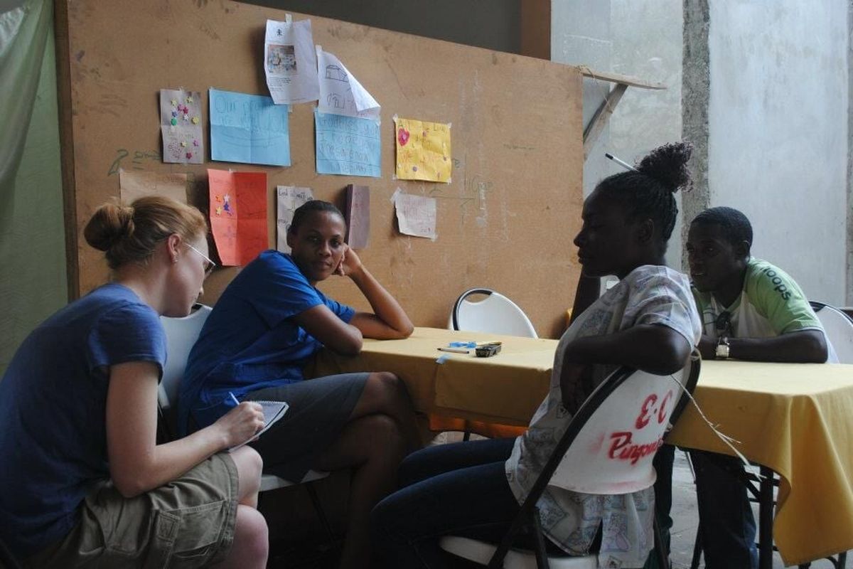 After an earthquake devastated the Caribbean country of Haiti in 2010, Tracy Simmons traveled with and reported on the efforts of a group of Connecticut Episcopalians near Port-au-Prince, Haiti.   (Tracy Simmons/FāVS News)