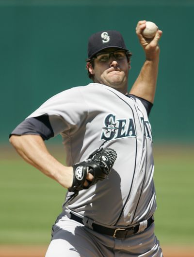 Ryan Rowland-Smith will start today against Oakland in the Mariners’ home opener. (Associated Press)