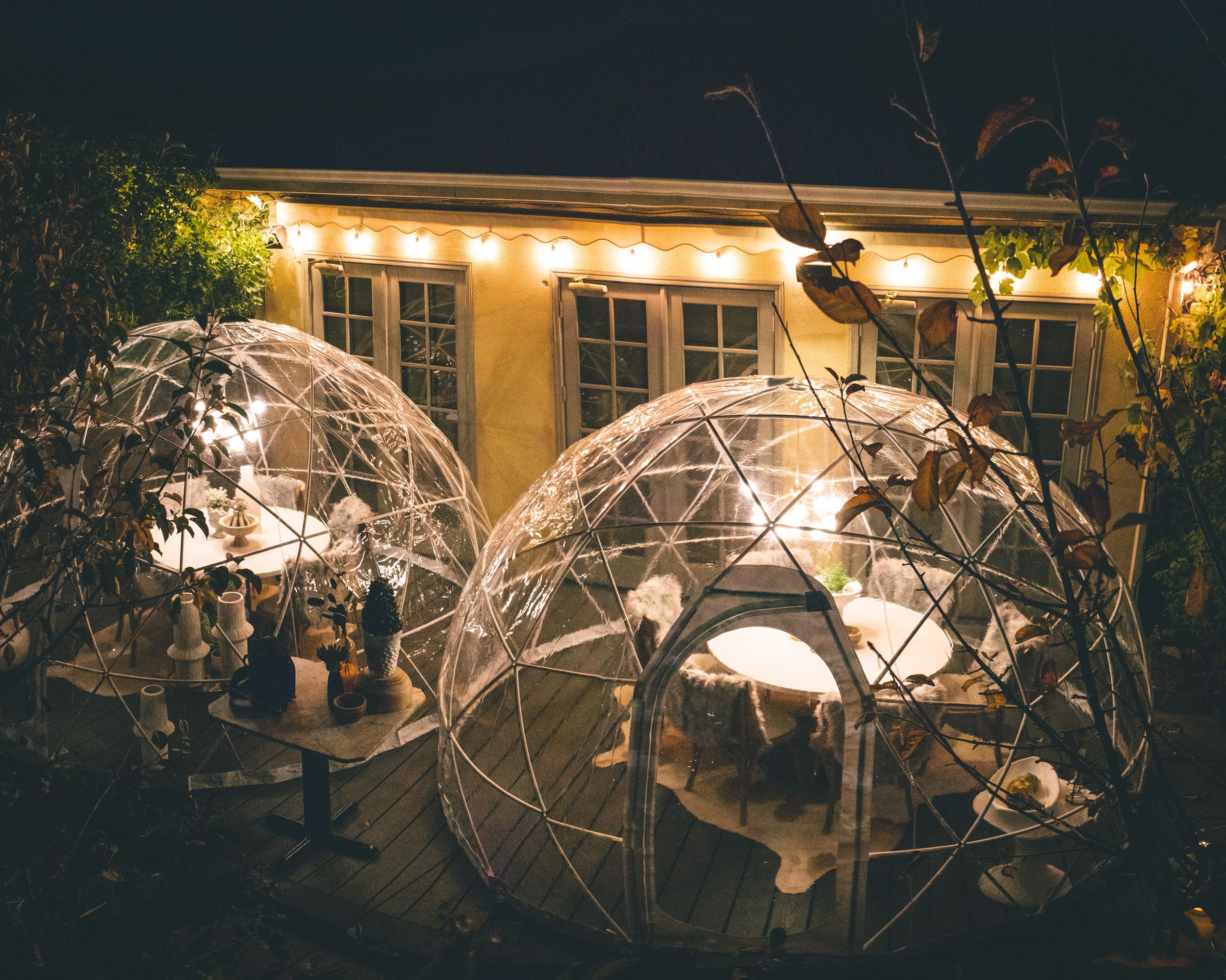 When In Domes Davenport Grand Debuted Igloo Dining Last Year Luna Coeur D Alene Resort Recently Joined The Club The Spokesman Review