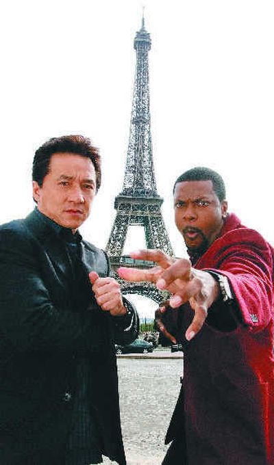 
Back for more: Jackie Chan and  Chris Tucker head to  Paris for  