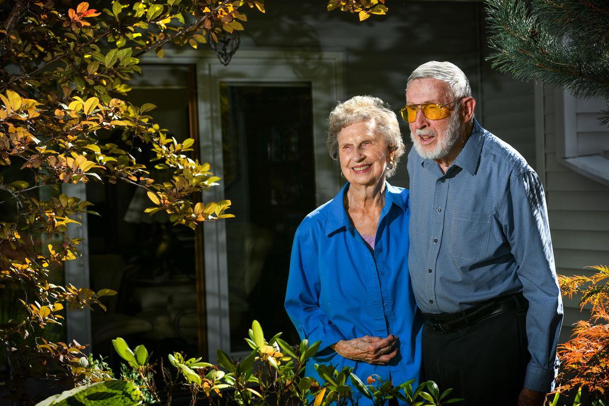 Laura and John Stuart met at Kinman Business University at a public speaking class in 1950. In May they celebrated their 70th anniversary.  (DAN PELLE/THE SPOKESMAN-REVIEW)
