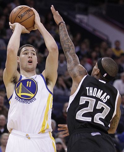 Golden State Warriors’ Klay Thompson. (Associated Press)