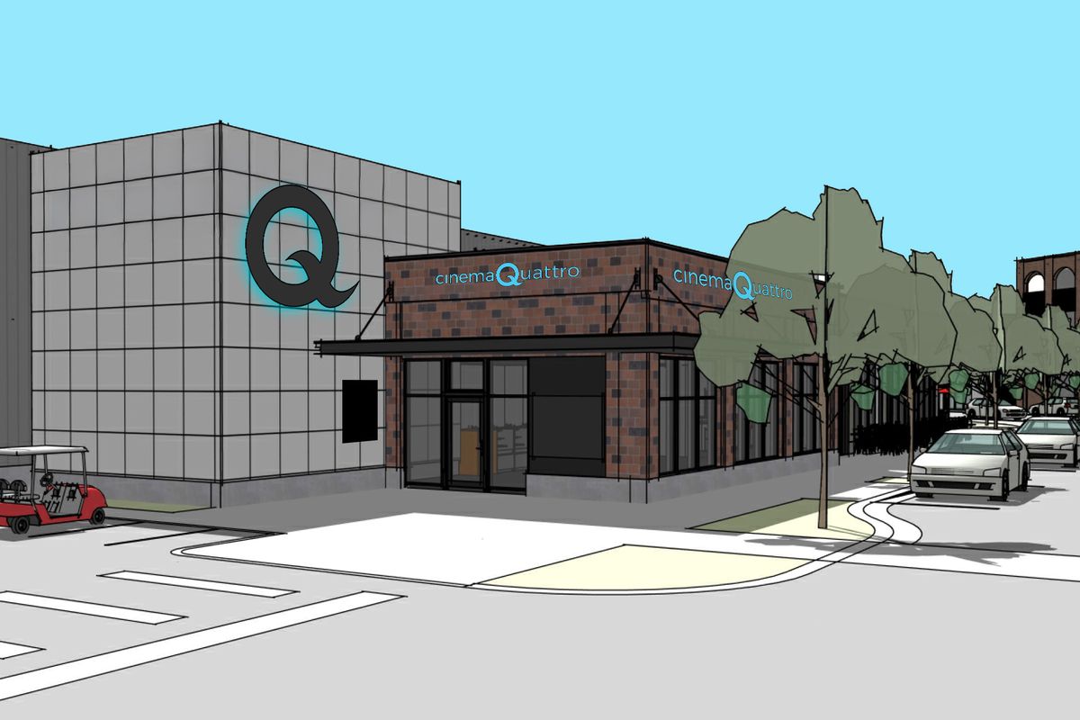 A rendering of the completed Cinema Quattro.  ((Courtesy photo))