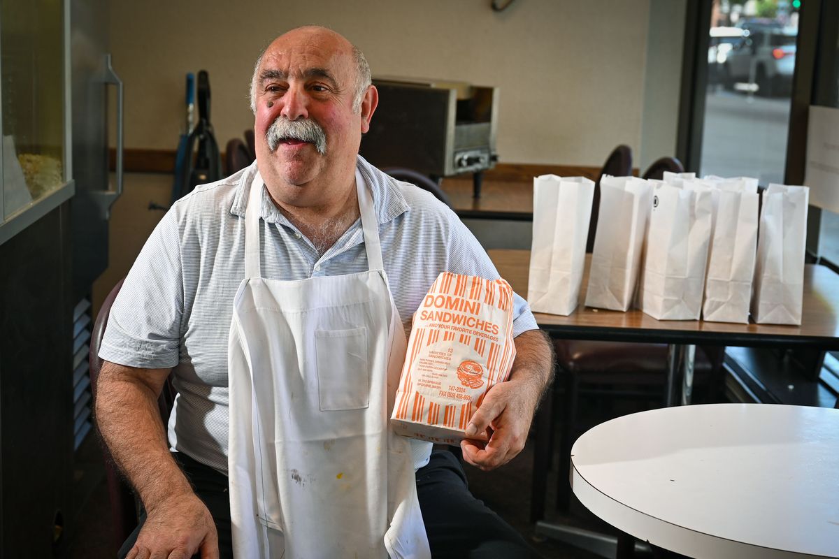 Tom Domini operates Domini Sandwiches in downtown Spokane. His popcorn is a highlight on the menu.  (DAN PELLE/THE SPOKESMAN-REVIEW)