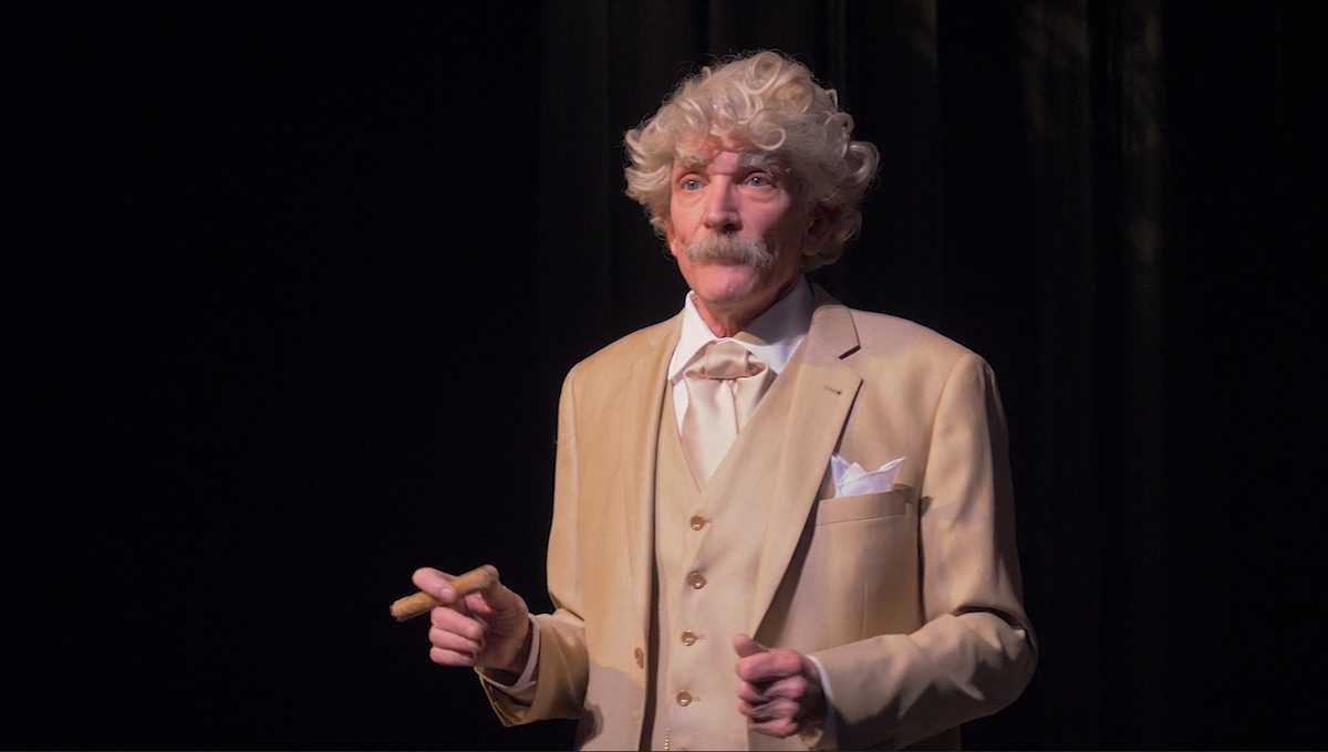 Local actor Patrick Treadway inherited a fondness for Mark Twain from his father.  (Kyle Prothe)