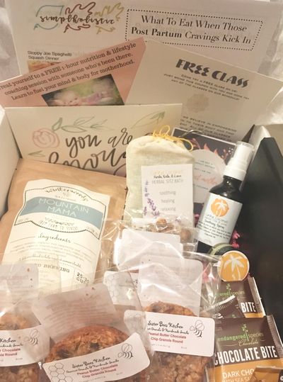 Gift boxes feature local products as well as deals for fitness classes. (Courtesy photo)